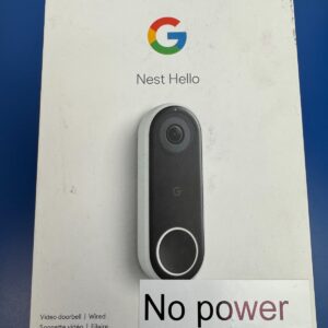 **READ** Google Nest Labs NC5100EF Hello Video Doorbell - Black