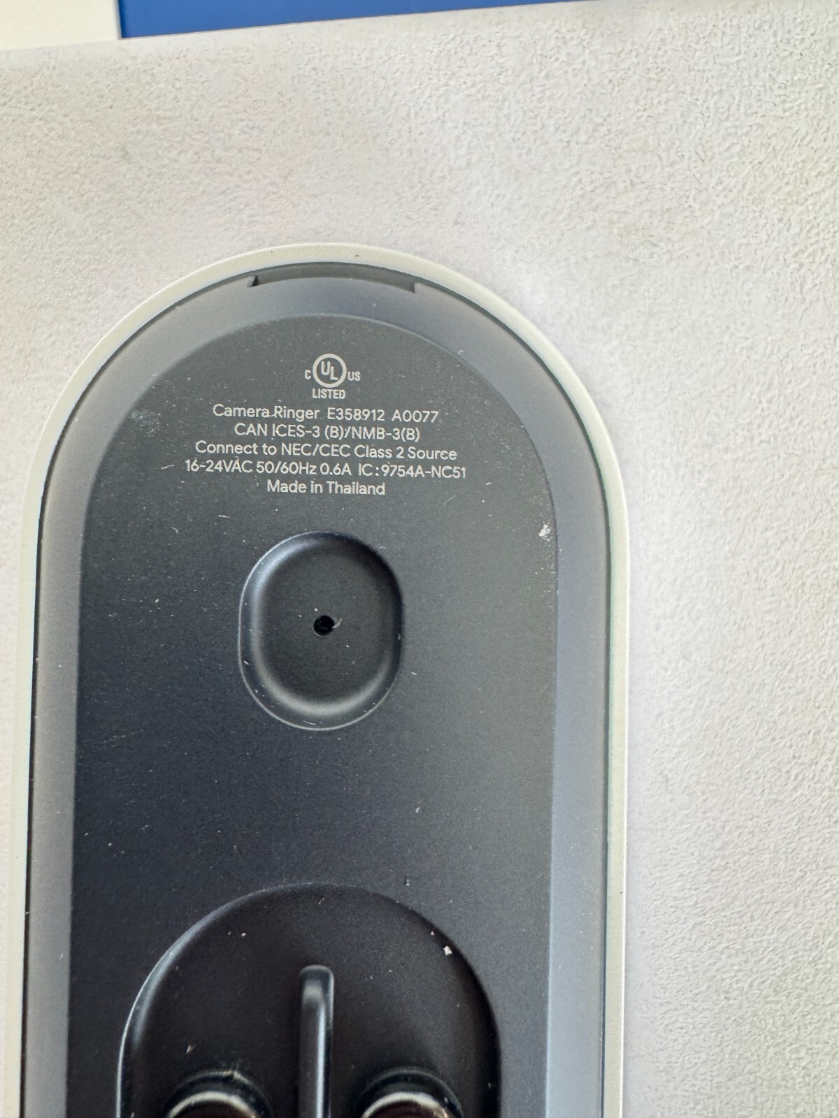 **READ** Google Nest Labs NC5100EF Hello Video Doorbell - Black - Image 5