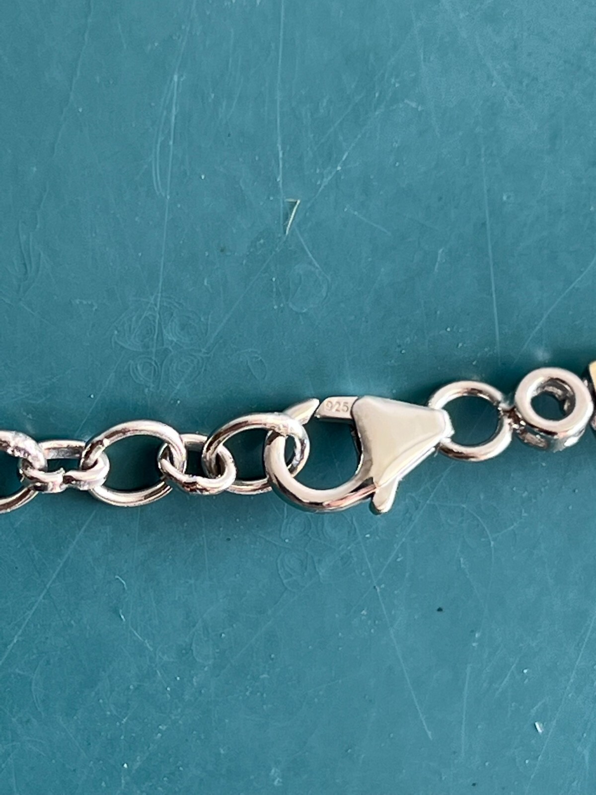 GEM STAR INC. Sterling Silver & Gold 1.02tcw Diamond Necklace - Image 5