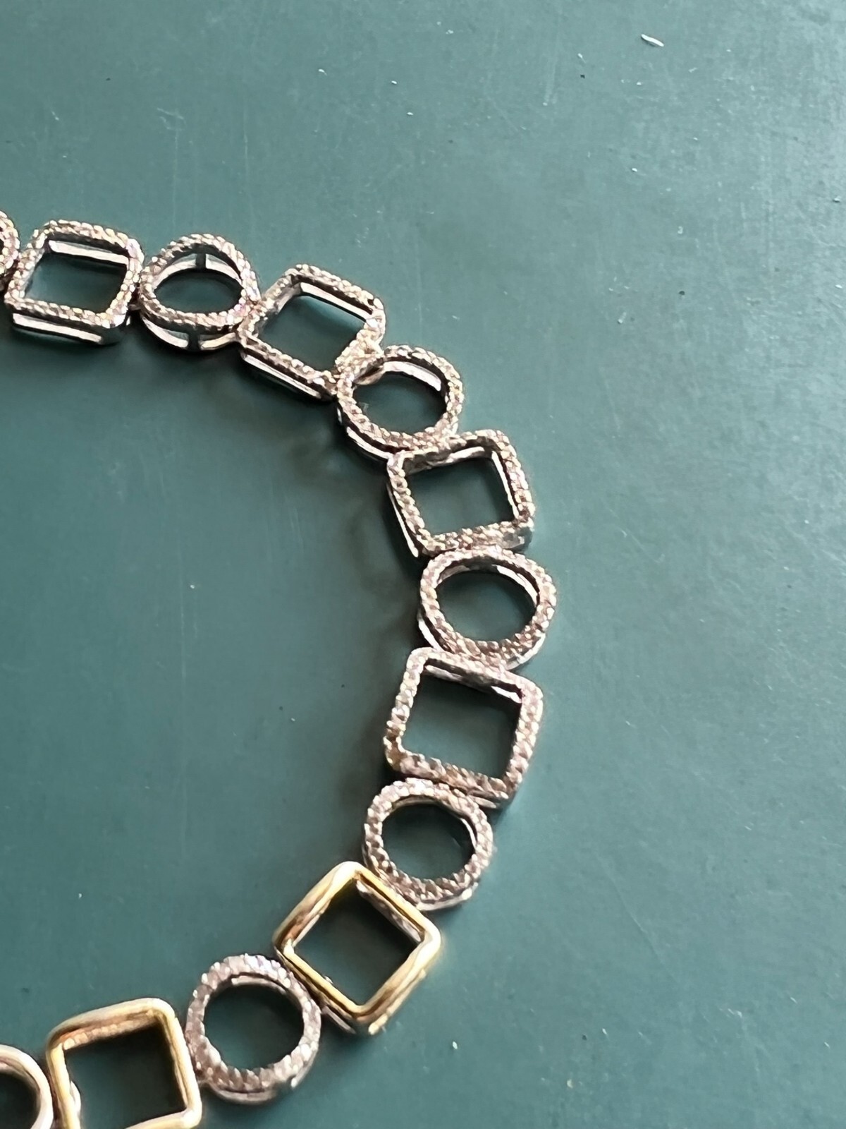 GEM STAR INC. Sterling Silver & Gold 1.02tcw Diamond Necklace - Image 6