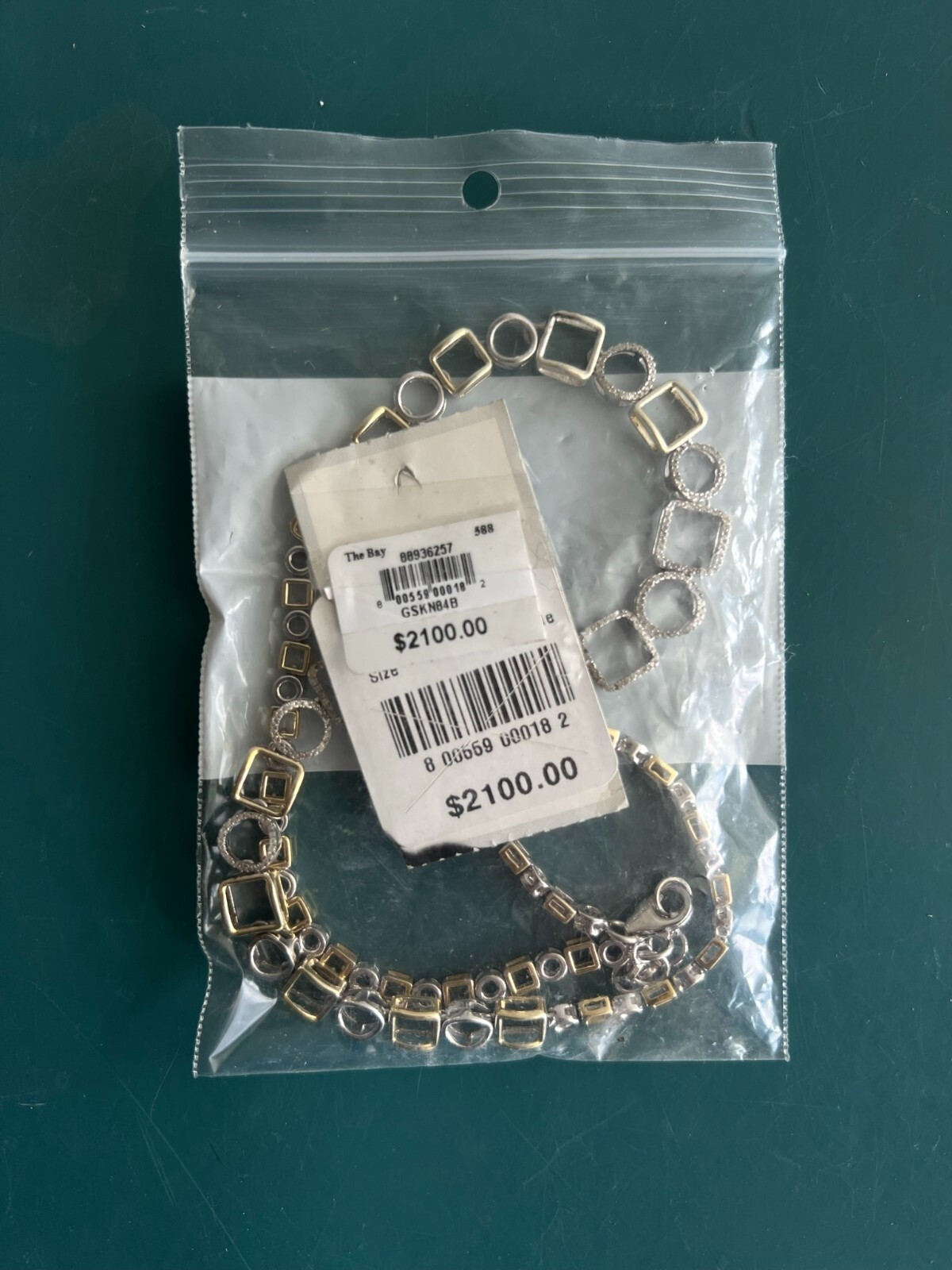 GEM STAR INC. Sterling Silver & Gold 1.02tcw Diamond Necklace - Image 7