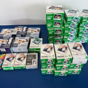 Lot new of Fujifilm instax 750 films total photo Instax mini square wide