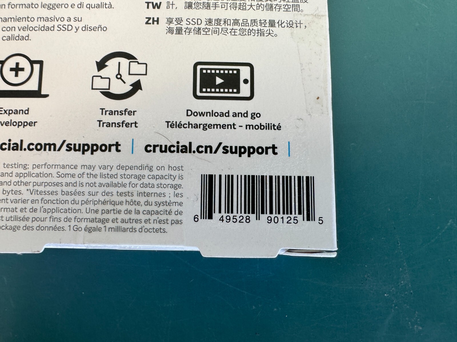 Crucial X6 Black Portable 2TB USB 3.2 540MB/s External SSD (CT2000X6SSD9) - Image 2