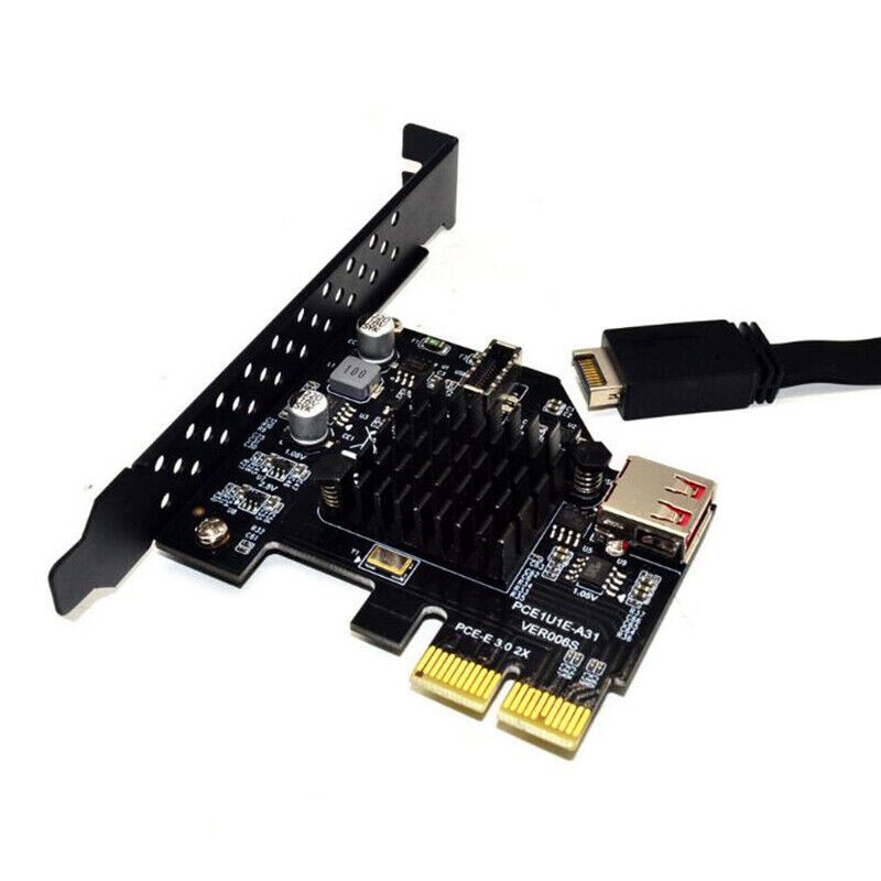 PCI Express 3.0 USB 3.1 PCI-E Card PCIE USB Adapter Raiser TYPE-E 10Gbps+USB2.0