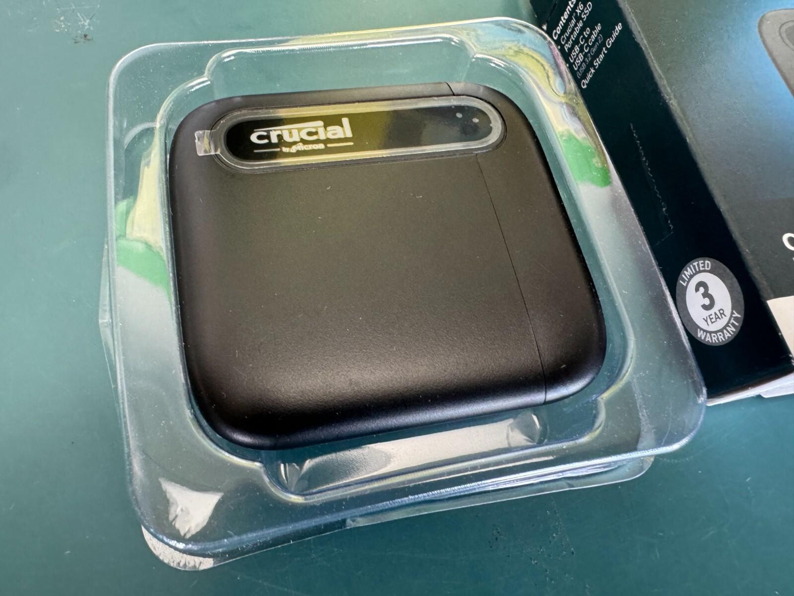 Crucial X6 Black Portable 2TB USB 3.2 540MB/s External SSD (CT2000X6SSD9) - Image 3