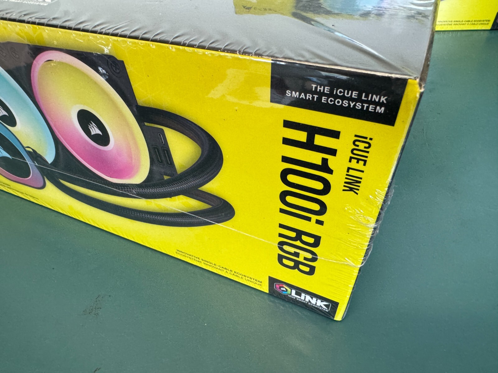 CORSAIR iCUE LINK H100i RGB Liquid CPU Cooler - QX120 RGB Fans - 240mm Radiator - Image 2