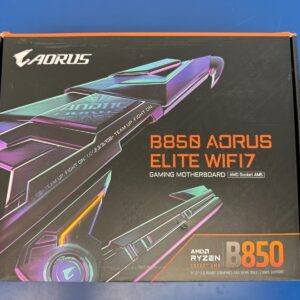 GIGABYTE B850 AORUS ELITE WIFI7 AMD AM5 LGA 1718 Motherboard, ATX, DDR5, 3x M.2,