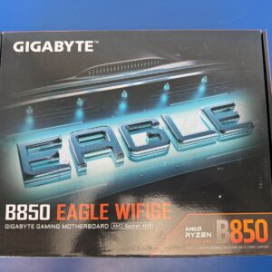GIGABYTE B850 EAGLE WIFI6E AMD AM5 LGA 1718 Motherboard, ATX, DDR5, 3x M.2, PCIe