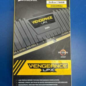 Corsair 16GB 2x8GB PC4-19200 2400MHz DDR4 RAM-16-16-16-39-Vengeance LPX Black