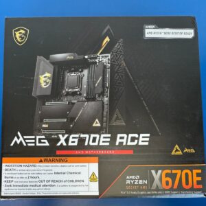 MSI MEG X670E ACE AM5 AMD X670 SATA 6Gb/s E-ATX AMD Ryzen™ 7000 8000 9000