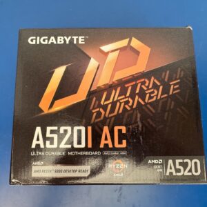 GIGABYTE A520I AC mITX AM4 Direct 6 Phases Digital PWM with 55A DrMOS, GIGABYTE