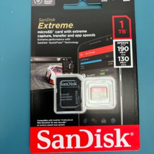 SanDisk 1TB Extreme microSDXC UHS-I Memory Card w/ Adapter SDSQXAV-1T00-GN6MA