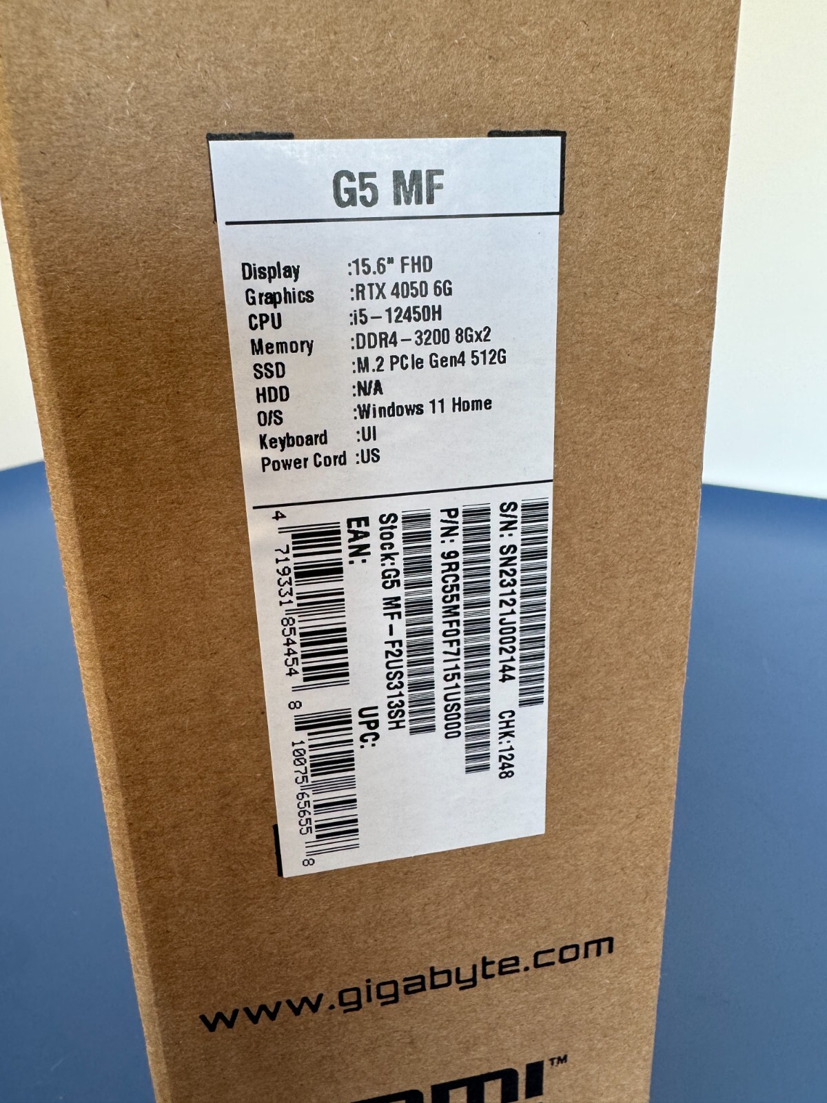 Gigabyte G5 MF 15.6" i5-12450H 512GB 16GB 144Hz RTX4050 Laptop - Image 19