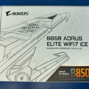 GIGABYTE B850 AORUS ELITE WIFI7 ICE AMD AM5 LGA 1718 Motherboard, ATX  DDR5 3x
