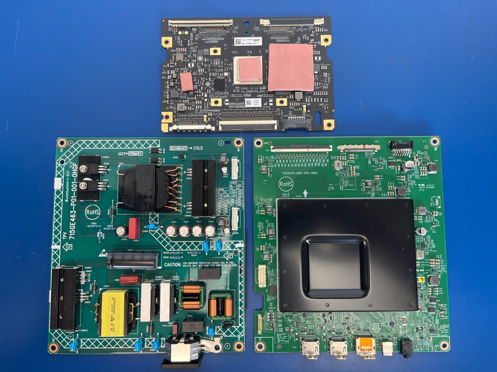 MSI MAG 321UPX QD-OLED MAIN BOARD + PSU POWER SUPPLY + T-CON