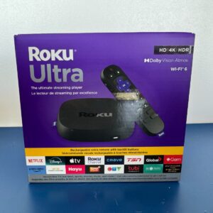 Roku 4850CA Ultra 2024 4K HDR Media Streamer with Voice Remote Pro