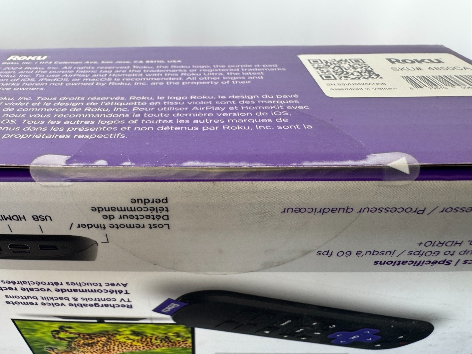 Roku 4850CA Ultra 2024 4K HDR Media Streamer with Voice Remote Pro - Image 3