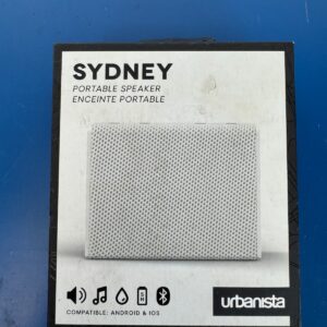 Sydney Portable Speaker - White - Bluetooth battery powered