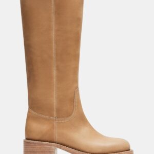 Steve Madden Women's Riggs Knee High Boot, Banana Leather, 11