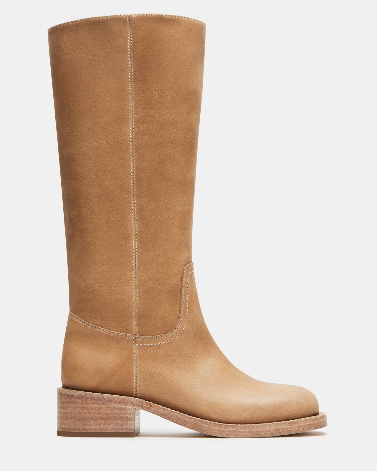 Steve Madden Women's Riggs Knee High Boot, Banana Leather, 11