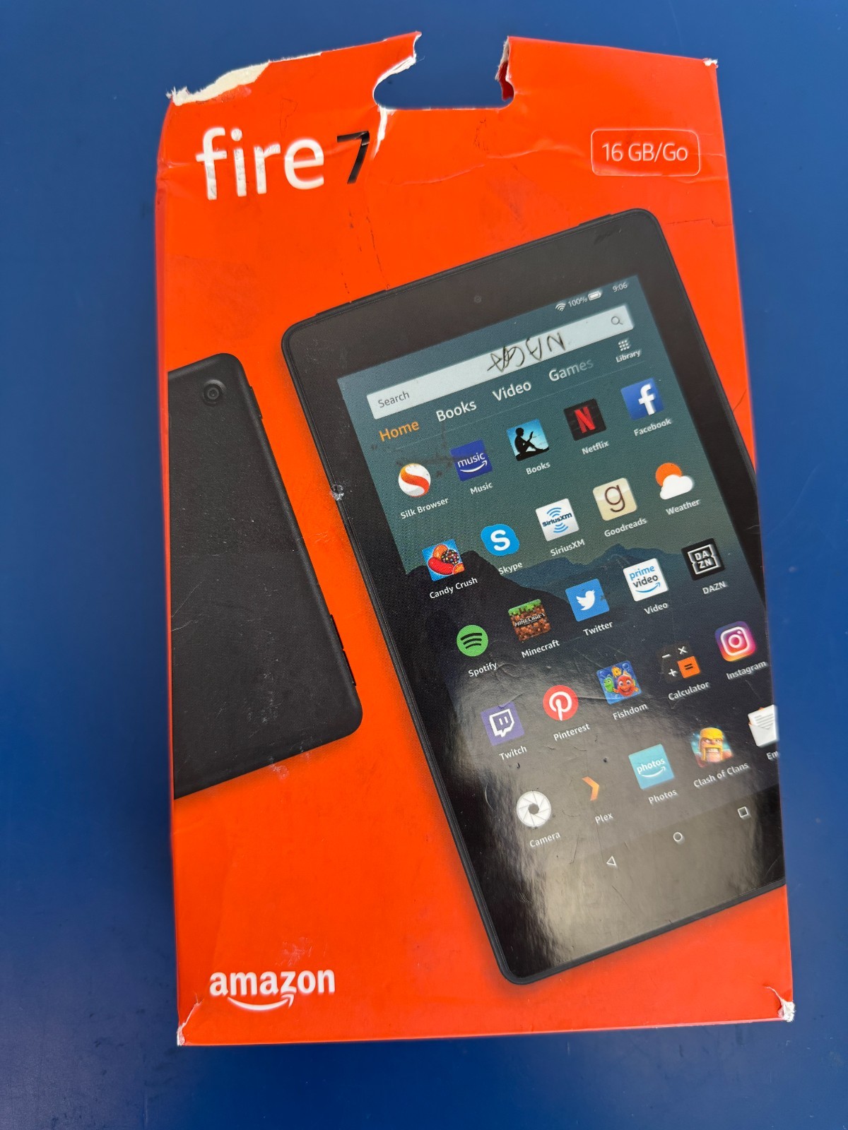 Amazon Fire 7 (9th Generation) M8S26G 16GB Wi-Fi 7 Inch Tablet M8S26G