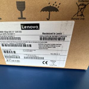 Lenovo 7N47A00117 01GV821 ThinkSystem 2.5" 400GB Mainstream SAS 12Gb HS SSD