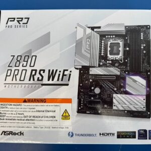 ASRock Z890 Pro RS WiFi LGA 1851 Intel Z890 SATA 6Gb/s ATX Motherboard