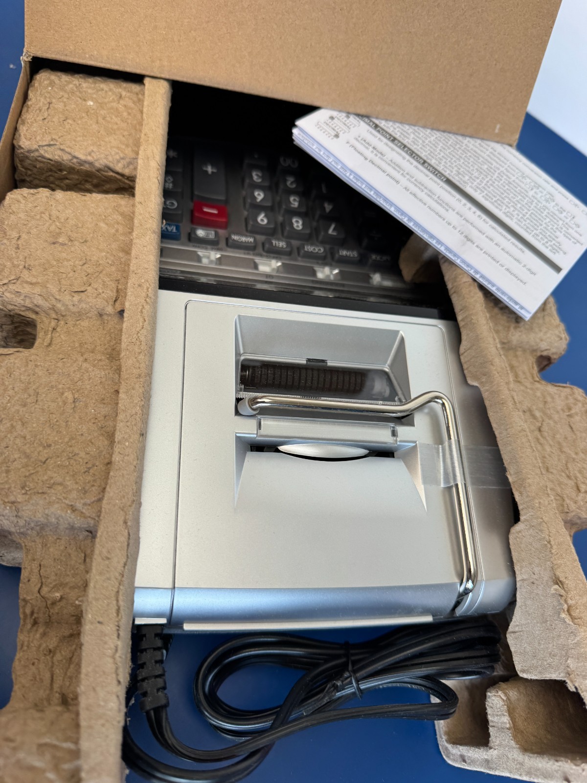 Canon MP11DX-2 Printing Calculator - Dual Color Print - Clock, Calendar, Date/Ti - Image 5