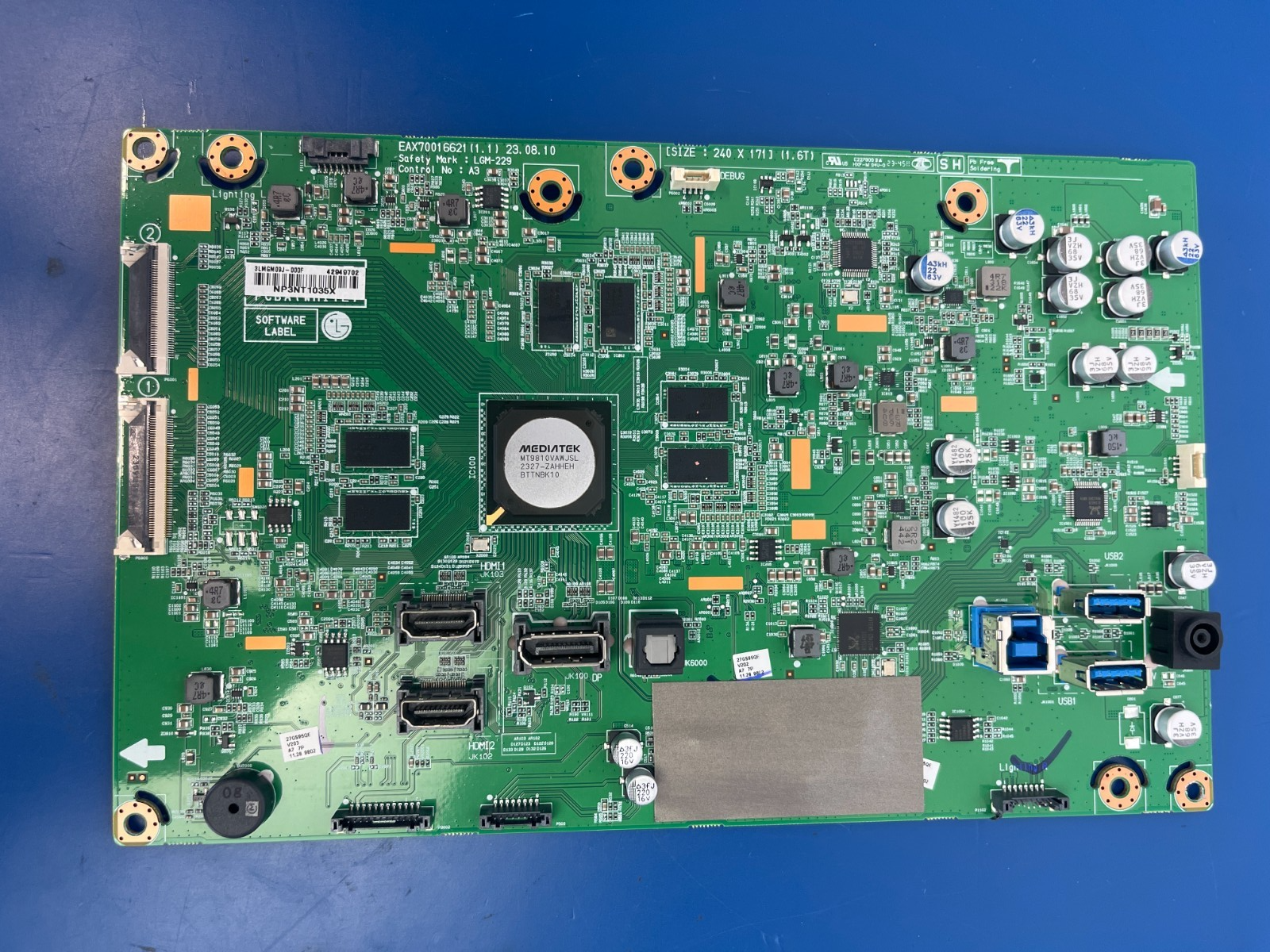 LG UltraGear OLED 27GS95QE-B MONITOR MAIN BOARD + T-CON - Image 4