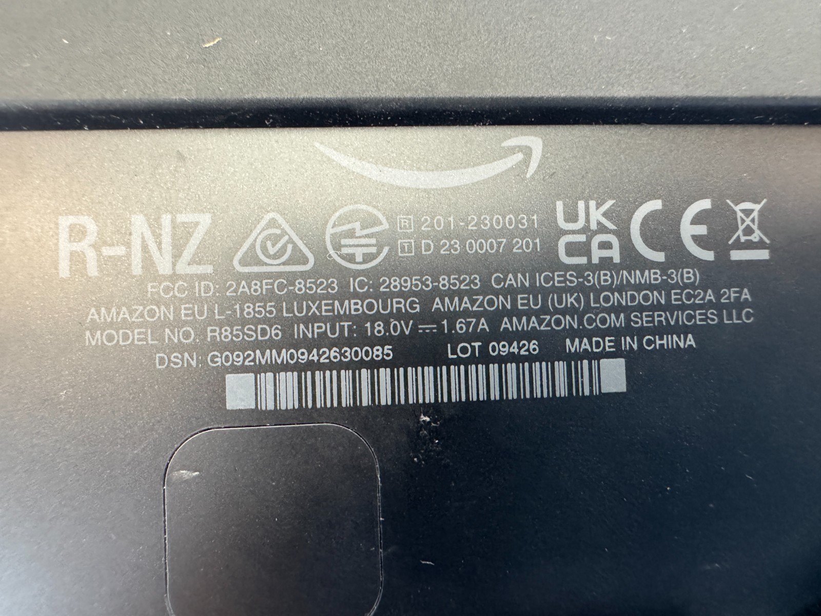 Amazon Echo Show 8 3rd Gen R85SD6 Charcoal Wireless Bluetooth Smart Speaker - Image 3