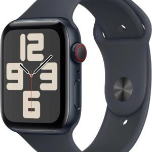 Apple Watch SE (Gen 2) GPS + Cellular 44mm Midnight M/L Sport Band (MXG23LL/A)