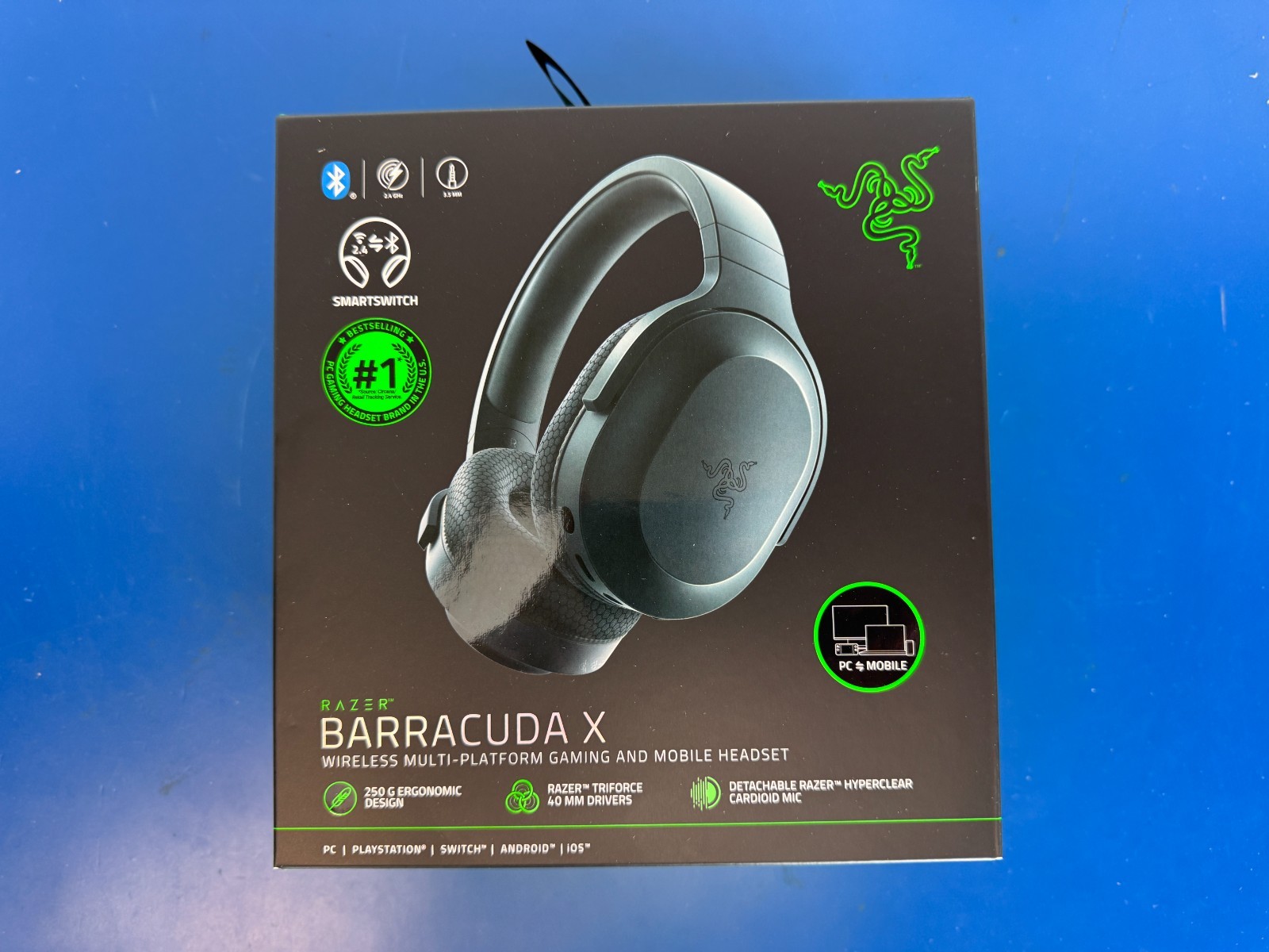 Razer Barracuda X Wireless Gaming Headset Black