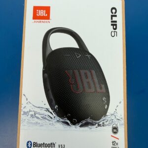 JBL JBLCLIP5BLKAM-Z Clip 5 Portable Speaker, Black  - Sealed new