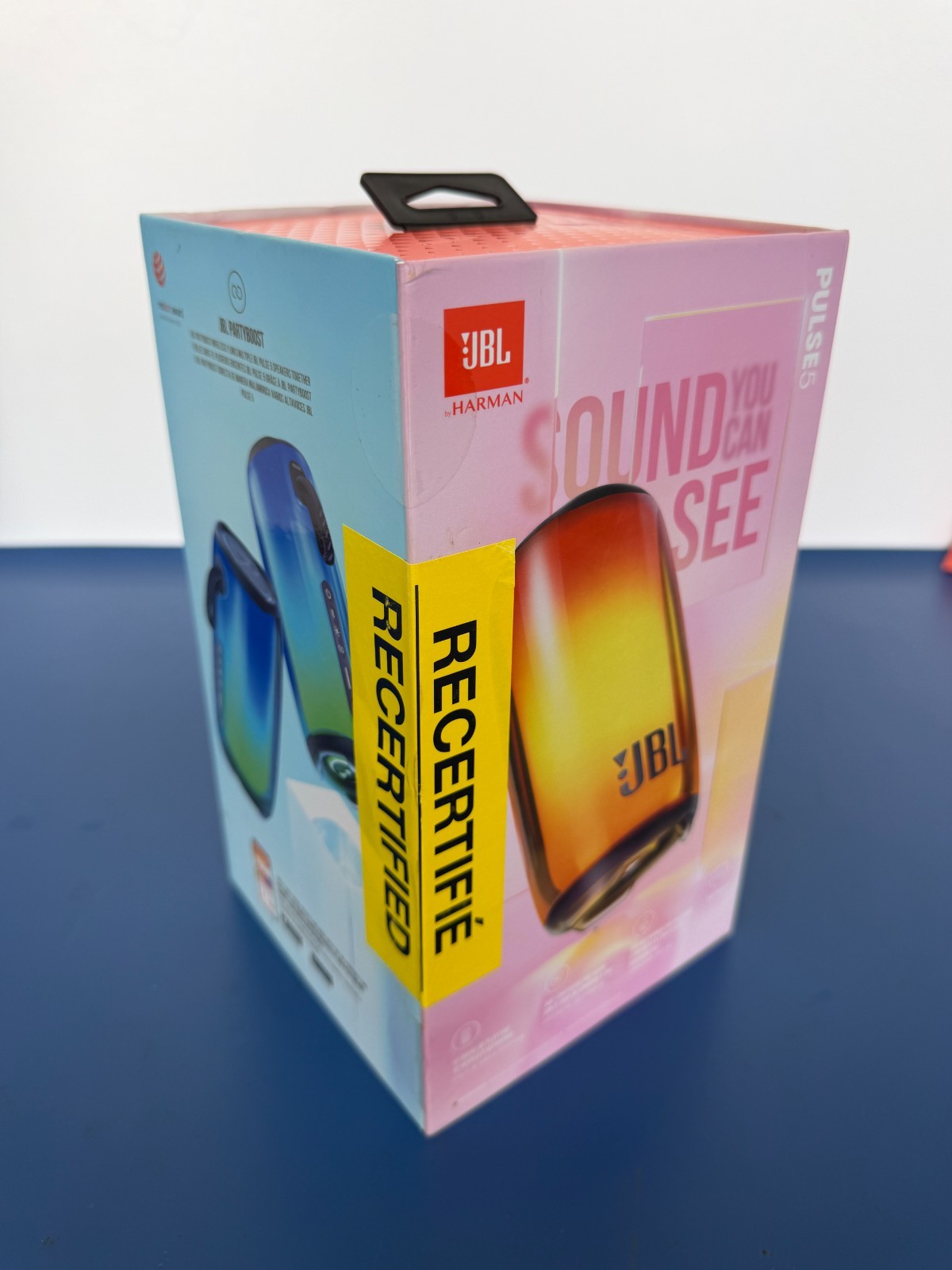 JBL Pulse 5 Portable Bluetooth Speaker - Black - Image 3