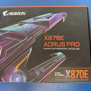 GIGABYTE X870E AORUS PRO AM5 LGA 1718, ATX, DDR5, 4x M.2, PCIe 5.0, USB4, Wi-Fi