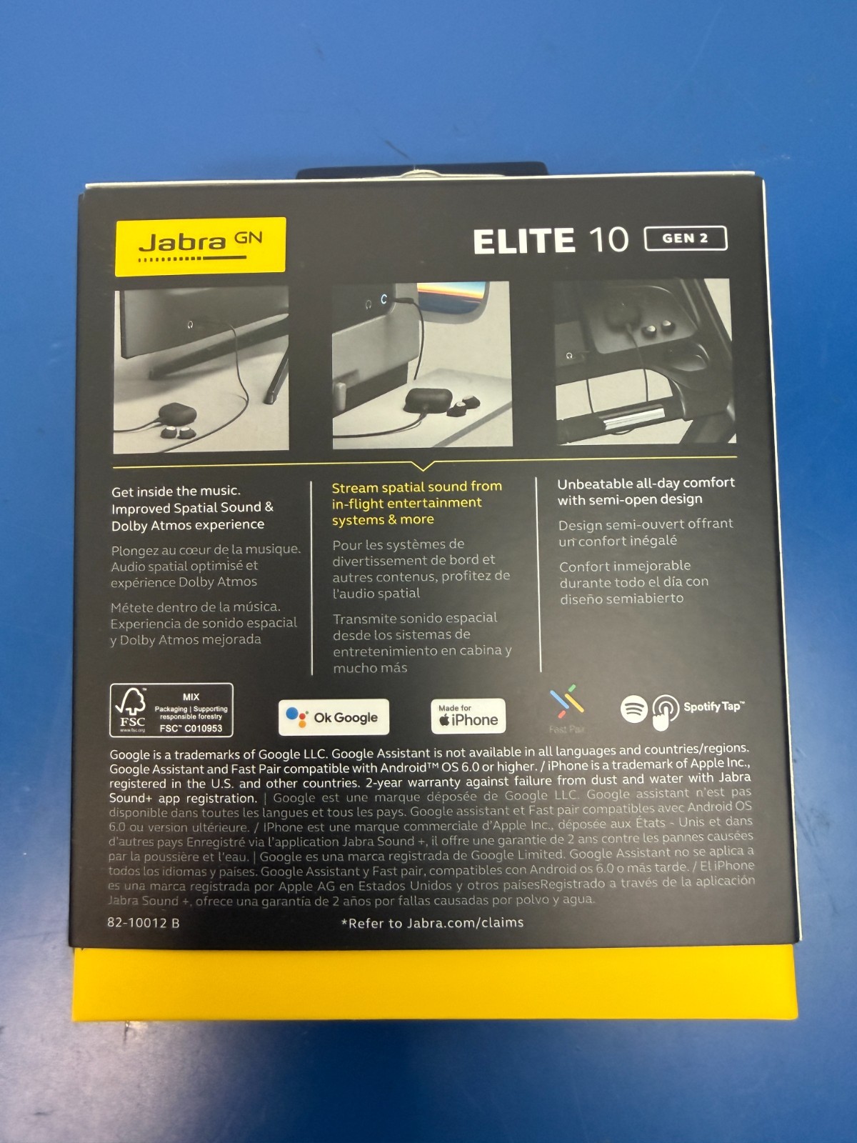 NEW Jabra Elite 10 Gen 2 Dolby Atmos Noise Cancelling Wireless In-ear Headphone - Image 3