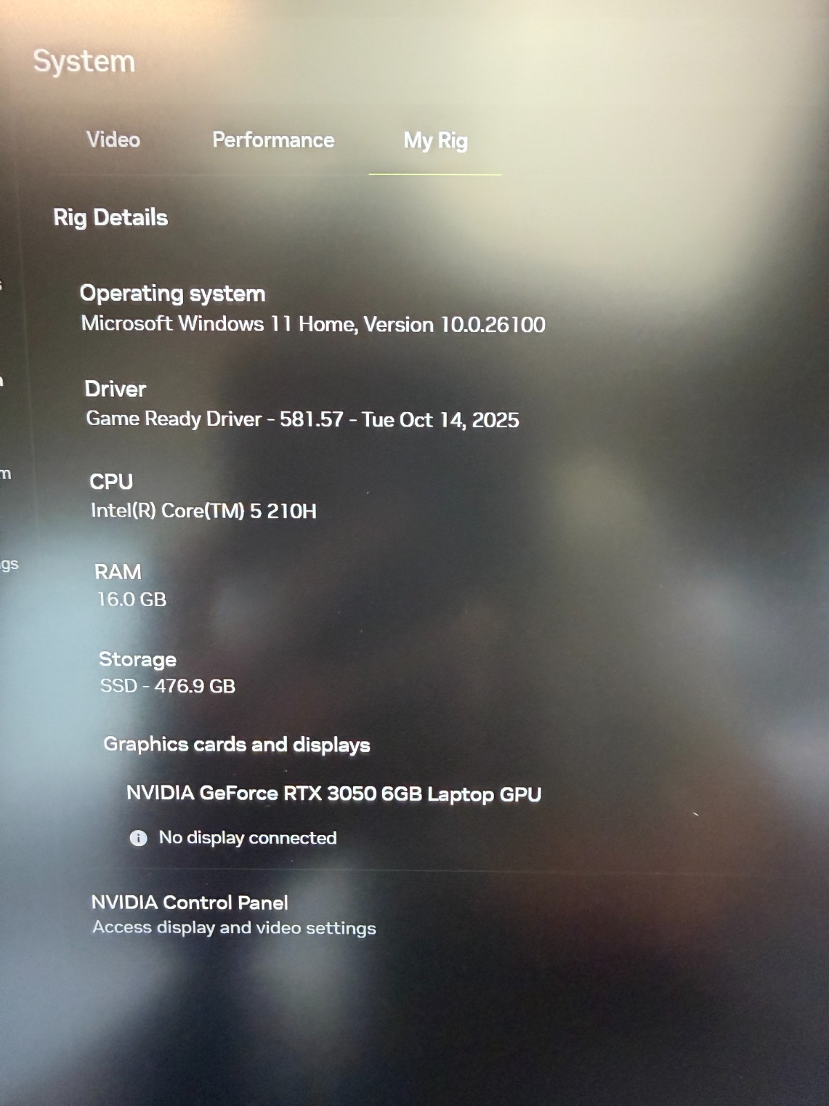 ASUS V16 16" Gaming Laptop Intel Core 5 210H/16GB RAM/512GB SSD/GeForce RTX 3050 - Image 5