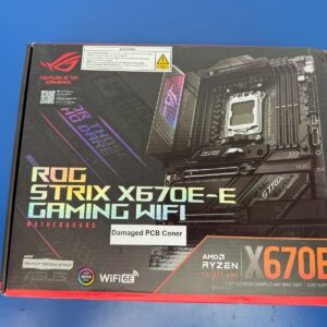 **READ** DAMAGED PCB ASUS ROG STRIX X670E-E GAMING WIFI 6E Socket AM5 Ryzen