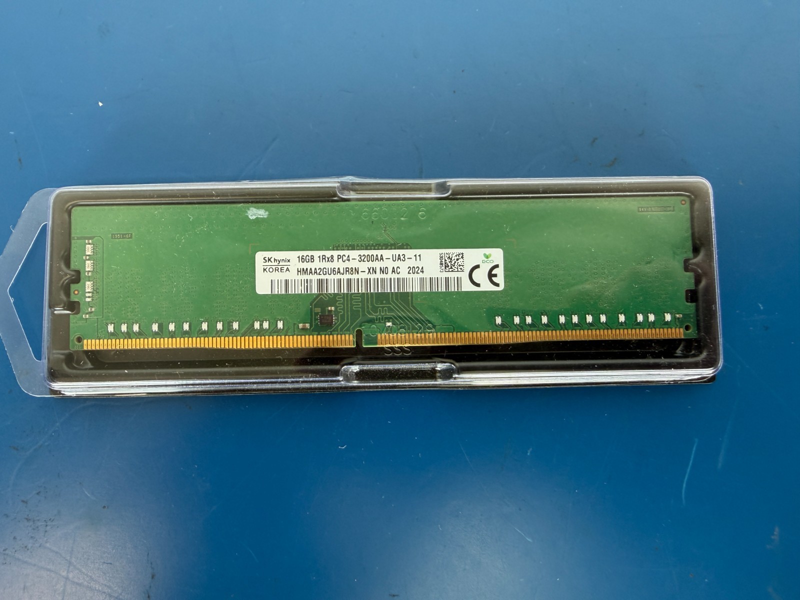 HMAA2GU6AJR8N-XN N0 Hynix 16GB PC4-25600 DDR4-3200MHz non-ECC Unbuffered CL22