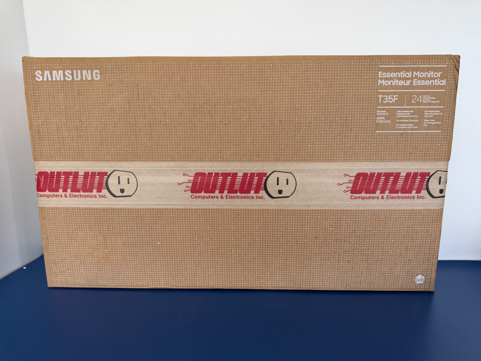 Samsung 24" FHD Monitor 75 hz, 4ms, IPS LED, FreeSync LF24T350FHNXZA (OPEN BOX) - Image 3