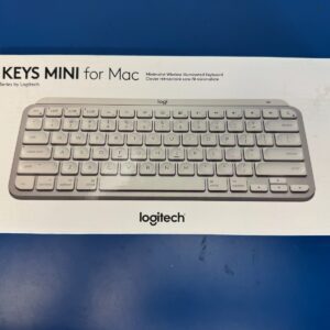 Logitech MX Keys Mini for Mac Wireless Keyboard (Pale Gray), English - US