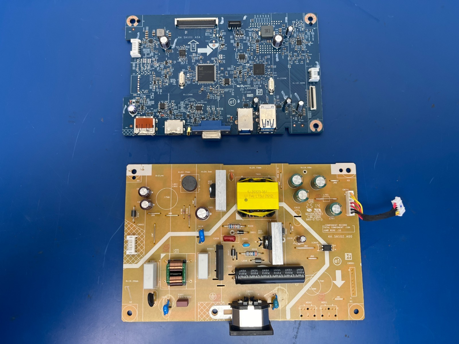 VIEWSONIC VG2748A VG2748A-2B MONITOR MAIN BOARD + POWER SUPPLY PSU REPAIR