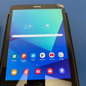 READ Samsung Galaxy Tab S3 10" (SM-T820) 32GB Black - WiFi Only  Tablet  Cracked