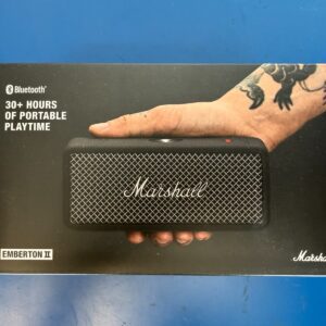 Marshall Emberton II Portable Wireless IP67 Dust & Water Resistant Black & Steel