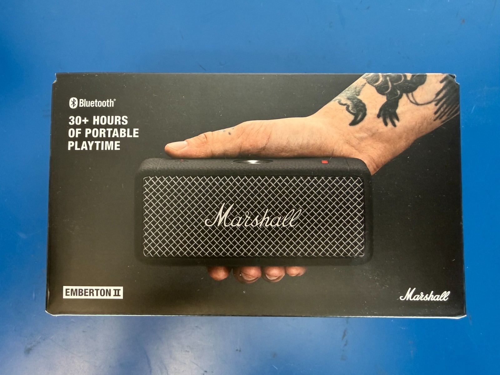 Marshall Emberton II Portable Wireless IP67 Dust & Water Resistant Black & Steel