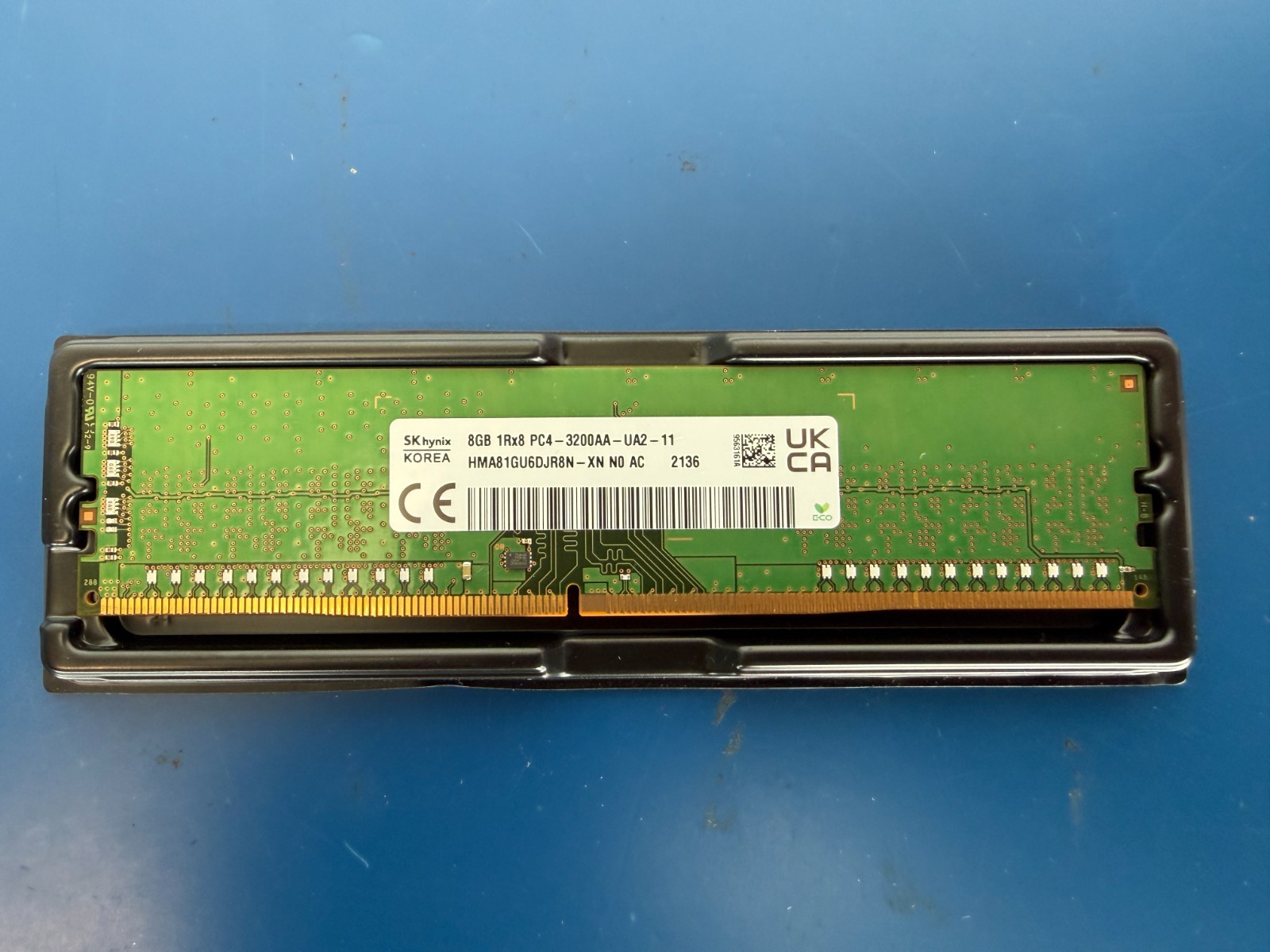 New SK Hynix 8GB DDR4 3200MHz PC4-25600 1RX8 UDIMM Memory Ram HMA81GU6DJR8N-XN
