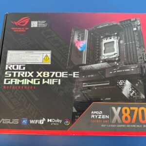 *read* ASUS ROG STRIX X870E-E GAMING WIFI AMD AM5 X870 ATX motherboard 18+2+2