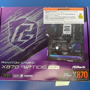 ASRock X870 RIPTIDE WIFI AM5 AMD X870 SATA 6Gb/s ATX Motherboard