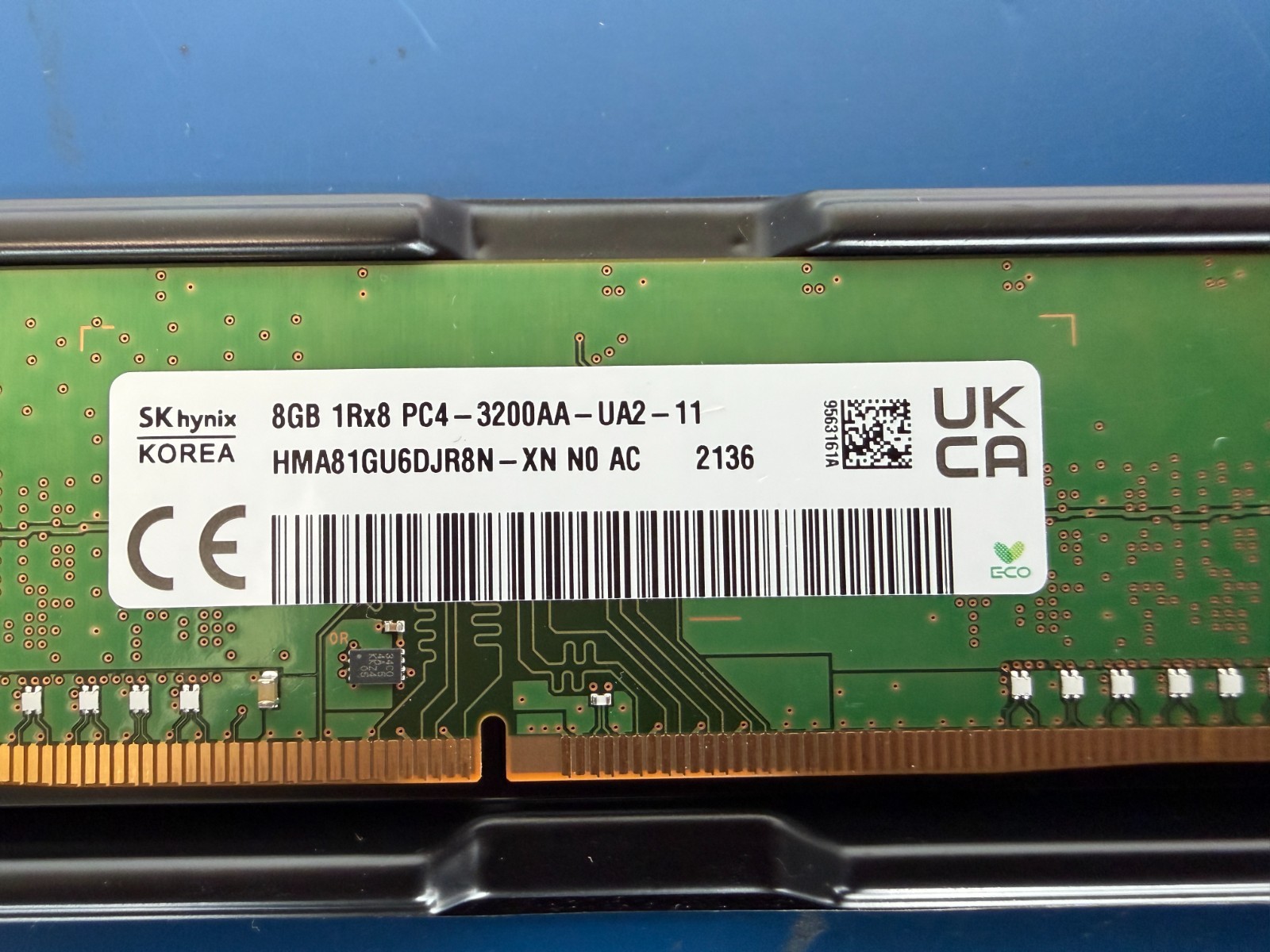 New SK Hynix 8GB DDR4 3200MHz PC4-25600 1RX8 UDIMM Memory Ram HMA81GU6DJR8N-XN - Image 2