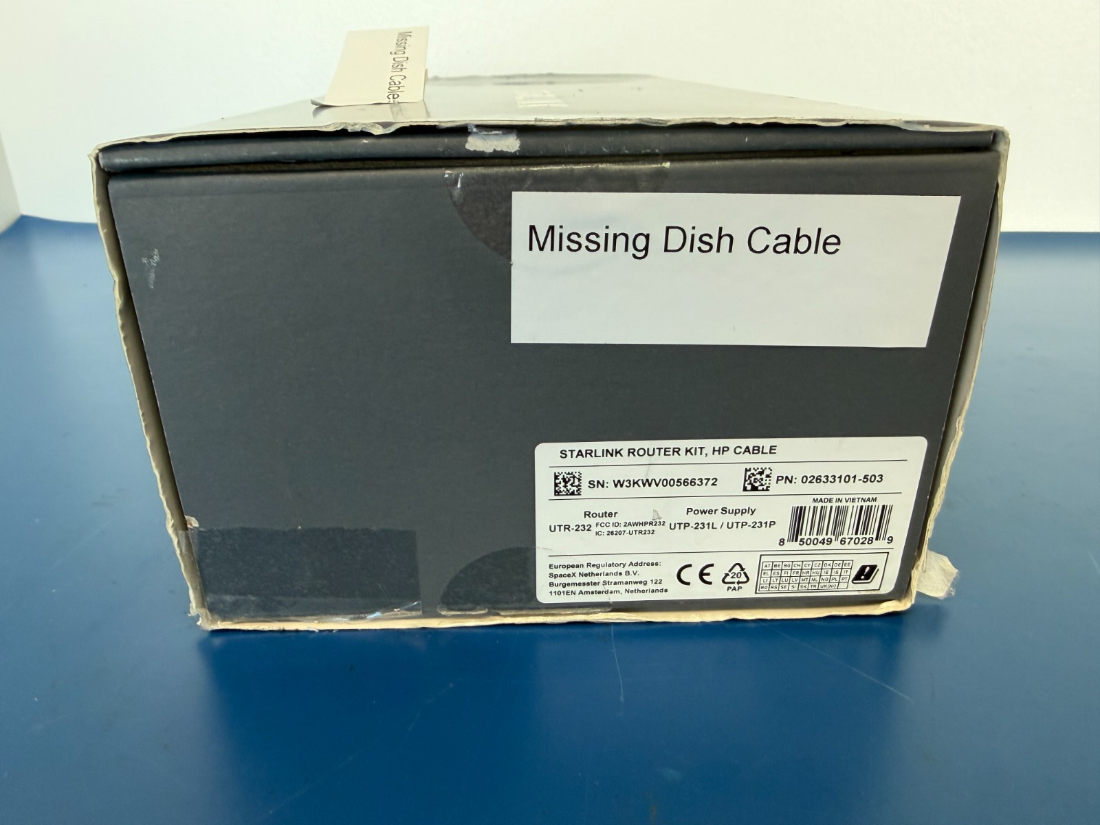 *missing a cable* STARLINK - Gen 3 High Performance Wi-Fi 6 Wireless Router - Image 7